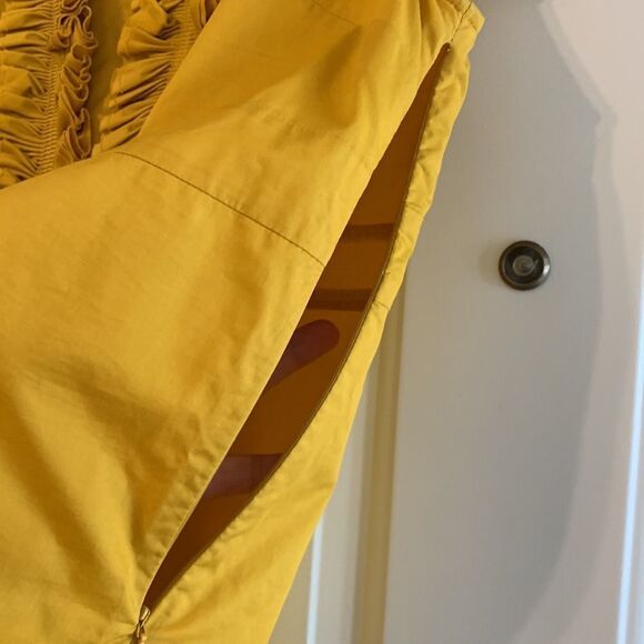 Merona size extra large short sleeve gold color blouse - Picture 3 of 7